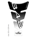 ONEDESIGN tankpad Spirit shape logo Ducatiati 848 czarne on przeźroczysty