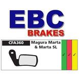 Klocki rowerowe EBC (organiczne wyczynowe) Magura Marta/Marta SL CFA360R