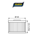 ISON filtr oleju ISON112