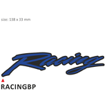 ONEDESIGN zestaw 10 naklejek Racing niebieskie