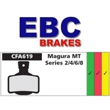 Klocki rowerowe EBC (organiczne wyczynowe) Magura MT Series 2/4/6/8 2012 CFA619R