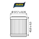 ISON filtr oleju ISON142