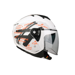 Kask Motocyklowy LAZER JH7 HASHTAG  (kol. Jasny - Połysk) rozm. S