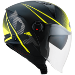 Kask Motocyklowy KYT D-CITY COLORFUL żółty - S