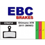 Klocki rowerowe EBC (organiczne wyczynowe) Shimano XTR 2011(M985) CFA614R