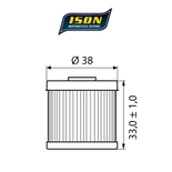 ISON filtr oleju ISON116