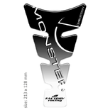 ONEDESIGN tankpad Spirit shape logo Ducatiati Ducati Monster czarne on przeźroczysty