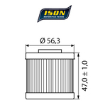 ISON filtr oleju ISON151