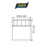 ISON filtr oleju ISON303