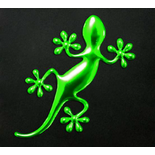 ONEDESIGN naklejka ecoprint 3D soft touch geco zielone