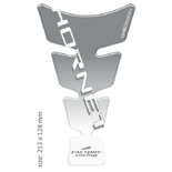 ONEDESIGN tankpad Spirit shape logo Honda Hornet srebrne on przeźroczysty
