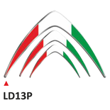 ONEDESIGN wypukła naklejka Italian flag