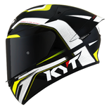 Kask Motocyklowy KYT TT-COURSE GRAND PRIX czarny/żołty - XL