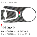 ONEDESIGN Naklejka na półkę kierownicy Ducati Monster 821 dal 2015 al 2016