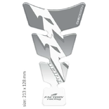 ONEDESIGN tankpad Spirit shape logo Honda RR srebrne on przeźroczysty