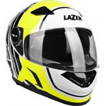 Kask motocyklowy LAZER BAYAMO Race Spirit biały/żółty/fluo/czarn
