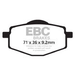 Klocki hamulcowe EBC SFA101 skuterowe (kpl. na 1 tarcze)