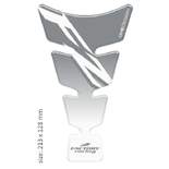 ONEDESIGN tankpad Spirit shape logo Yamaha FZ srebrne on przeźroczysty