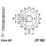ZEBATKA NAPĘDOWA JT JTF505.15