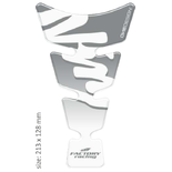 ONEDESIGN tankpad Spirit shape logo Kawasaki Ninja srebrne on przeźroczysty