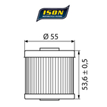 ISON filtr oleju ISON123