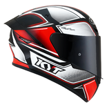 Kask Motocyklowy KYT TT-COURSE TOURIST czerwony fluo - XL