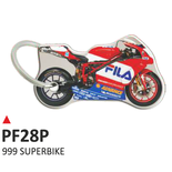 ONEDESIGN Dwustronny wypukły brelok na klucze Ducati 999 superbike