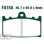 Klocki hamulcowe EBC GFA158HH na tor (kpl. na 1 tarczę)