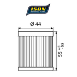 ISON filtr oleju ISON132