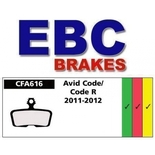 Klocki rowerowe EBC (organiczne wyczynowe) Avid Elixir/Code 2011-2012 CFA616R
