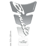 ONEDESIGN tankpad Spirit shape logo Suzuki Bandit srebrne on przeźroczysty