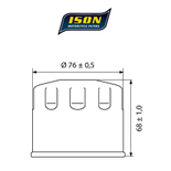 ISON filtr oleju ISON153