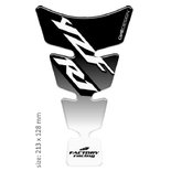 ONEDESIGN tankpad Spirit shape logo Yamaha R1 czarne on przeźroczysty