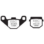 Klocki hamulcowe EBC SFAC083 skuterowe karbonowe (kpl. na 1 tarcze)