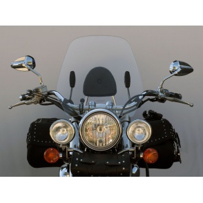 Uniwersalna szyba do motocykli bez owiewek MRA, forma HITR, przyciemniana