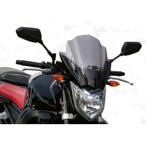Uniwersalna szyba do motocykli bez owiewek MRA, forma RNB, czarna