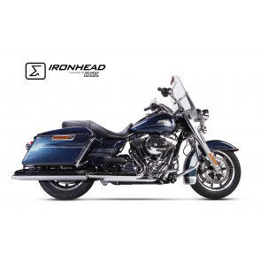 Tłumik IXIL H-D TOURING ROAD KING 2006-2016, typ HC2-1C (waga 4000 Gr., długość 670 mm., materiał Inox AISI304, kolor Bright chrome) SLIP ON (RIGHT MUFFLER) , HOMOLOGACJA