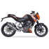 Tłumik IXIL KTM DUKE 125 - 200 11-16, typ SOVE (waga 3000 Gr., długość 423 mm., materiał Inox AISI304, kolor Matt polished) SLIP ON