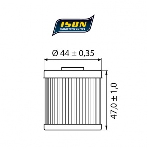 ISON filtr oleju ISON563