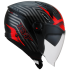 Kask Motocyklowy KYT D-CITY LUCENT czerwony - S