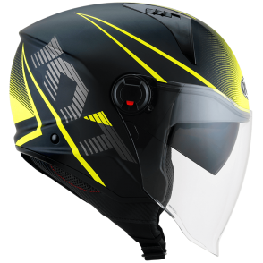 Kask Motocyklowy KYT D-CITY COLORFUL żółty - 2XL