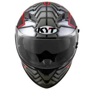 Kask Motocyklowy KYT FALCON 2 ARMOR czerwony - XL