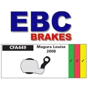 Klocki rowerowe EBC (spiekane) Magura Louise 2008 CFA449HH
