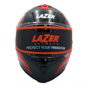 Kask Motocyklowy LAZER VERTIGO EVO Pixel Dark (kol. Czarny - Czerwony) rozm. 2XL