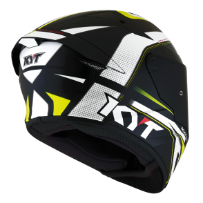 Kask Motocyklowy KYT TT-COURSE GRAND PRIX czarny/żołty - 2XL