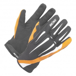 Rękawice motocyklowe BUSE G-MX Pro czarno-pomarańczowe