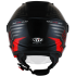 Kask Motocyklowy KYT D-CITY LUCENT czerwony - L