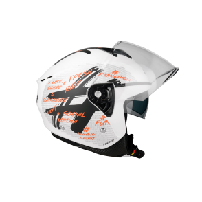 Kask Motocyklowy LAZER JH7 HASHTAG  (kol. Jasny - Połysk) rozm. XS