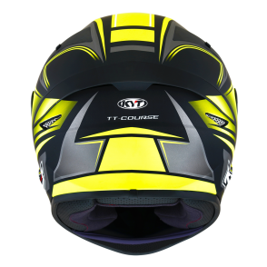 Kask Motocyklowy KYT TT-COURSE TOURIST żółty fluo mat - XS