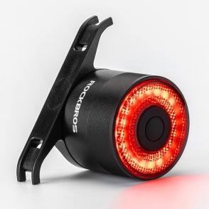Lampka rowerowa tylna Rockbros Q1 LED USB RGB siodło sztyca